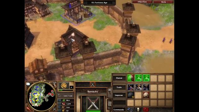 Age of Empires 3 The Asian Dynasties - Act 1 Mission 4 - A Rescue in the Wilderness - Hard смотреть онлайн