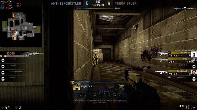 CS:GO ECO Raund P250 ACE (Smrf LEM MM) DH'ye Özel смотреть онлайн