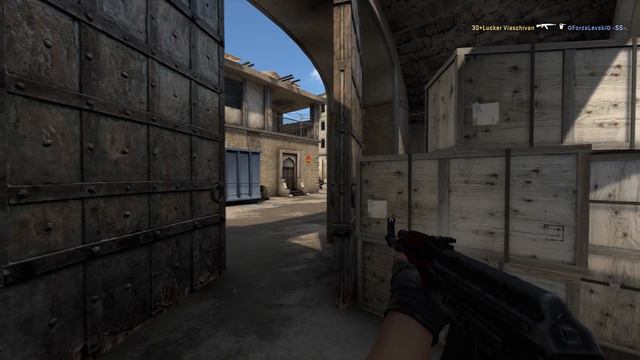 CS:GO Dust2 A long prefire - both as CT(P250) and T(AK-47) смотреть онлайн