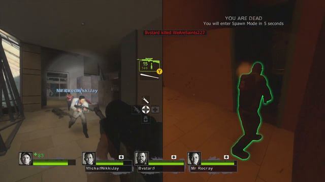 Playing left 4 Dead 2 splitscreen at mall смотреть онлайн