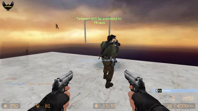 ZOMBIE ESCAPE MOD ON COUNTER-STRIKE: SOURCE, MAP: ZE_sky_athletic, Level 2, CSS смотреть онлайн
