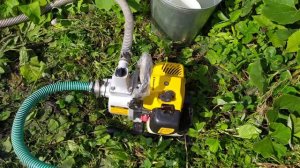 Бензиновая помпа Champion. Подключение и запуск