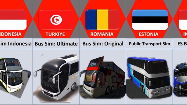Realistic Bus Simulator Games from different countries. смотреть онлайн
