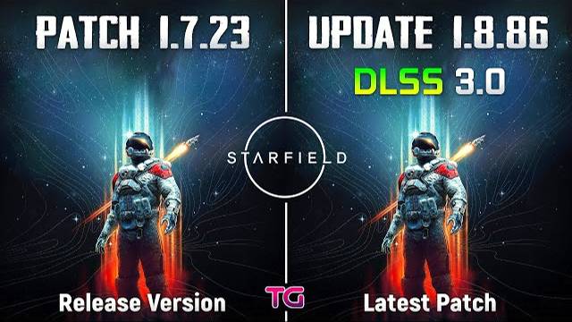 Starfield Update 1.8.86 vs Release Patch 1.7.23 - Performance Comparison & DLSS 3.0 смотреть онлайн