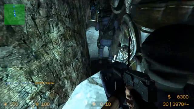 Counter Strike Source - Zombie Escape mod online gameplay on Undertunnel Escape map смотреть онлайн