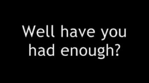 Breaking Benjamin - Had Enough [LYRICS]