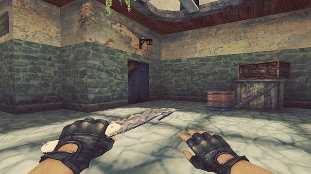 Counter Strike 1.6 Csgo Gut Knife Black Prism HD Skin 2018 смотреть онлайн