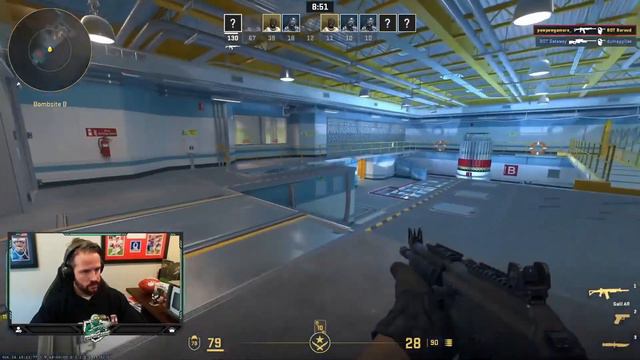 New CS2 player uses a terrible crosshair! смотреть онлайн