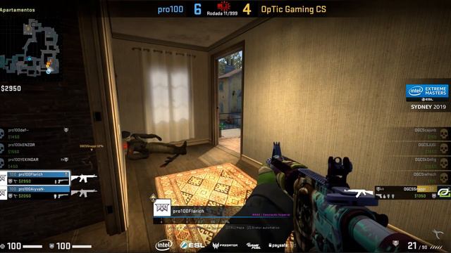 КОМАНДА CEH9 ПРОТИВ OPTIC GAMING | PRO100 VS OPTIC | IEM SYDNEY 2019 EUROPE OPEN QUALIFIER 1 смотреть онлайн