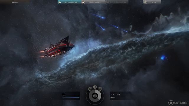 Endless Space 2 - United Empire Carrier vs 4 Reaver Ships - Short Distance (Alpha Gameplay) смотреть онлайн