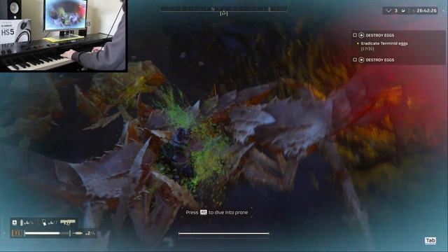 Killing Bugs with a Piano | Helldivers 2 смотреть онлайн