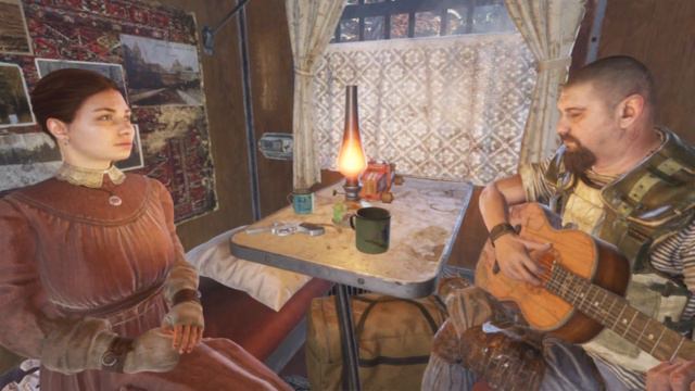Metro Exodus СТЕПАН И АРТЕМ ИГРАЮТ НА ГИТАРЕ смотреть онлайн