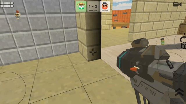 дуэль 1 на 1 в чикен Гане. смотреть онлайн