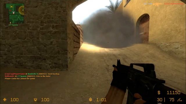 Bambi plays! 15 minutes of Counter Strike: Source! смотреть онлайн