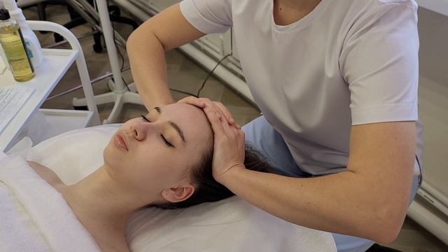 Массаж головы ч.2