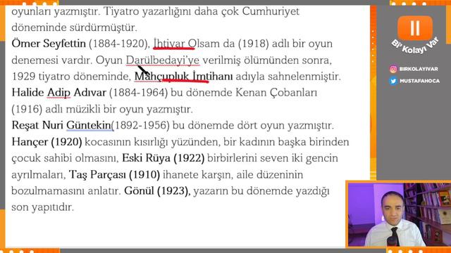 AYT Türk Dili ve Edebiyatı 57 SERVETİFÜNUN FECRİATİ MİLLİ EDEBİYAT TİYATROSU смотреть онлайн