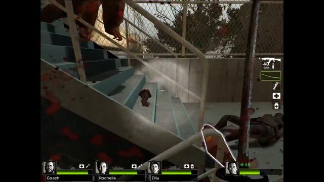 Left 4 Dead 2- Surprise boomer and fastest tank kill! смотреть онлайн