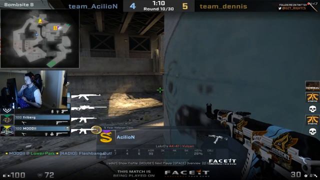 CSGO GeT_RiGhT ESEA Rank S plays Friberg JW dennis смотреть онлайн