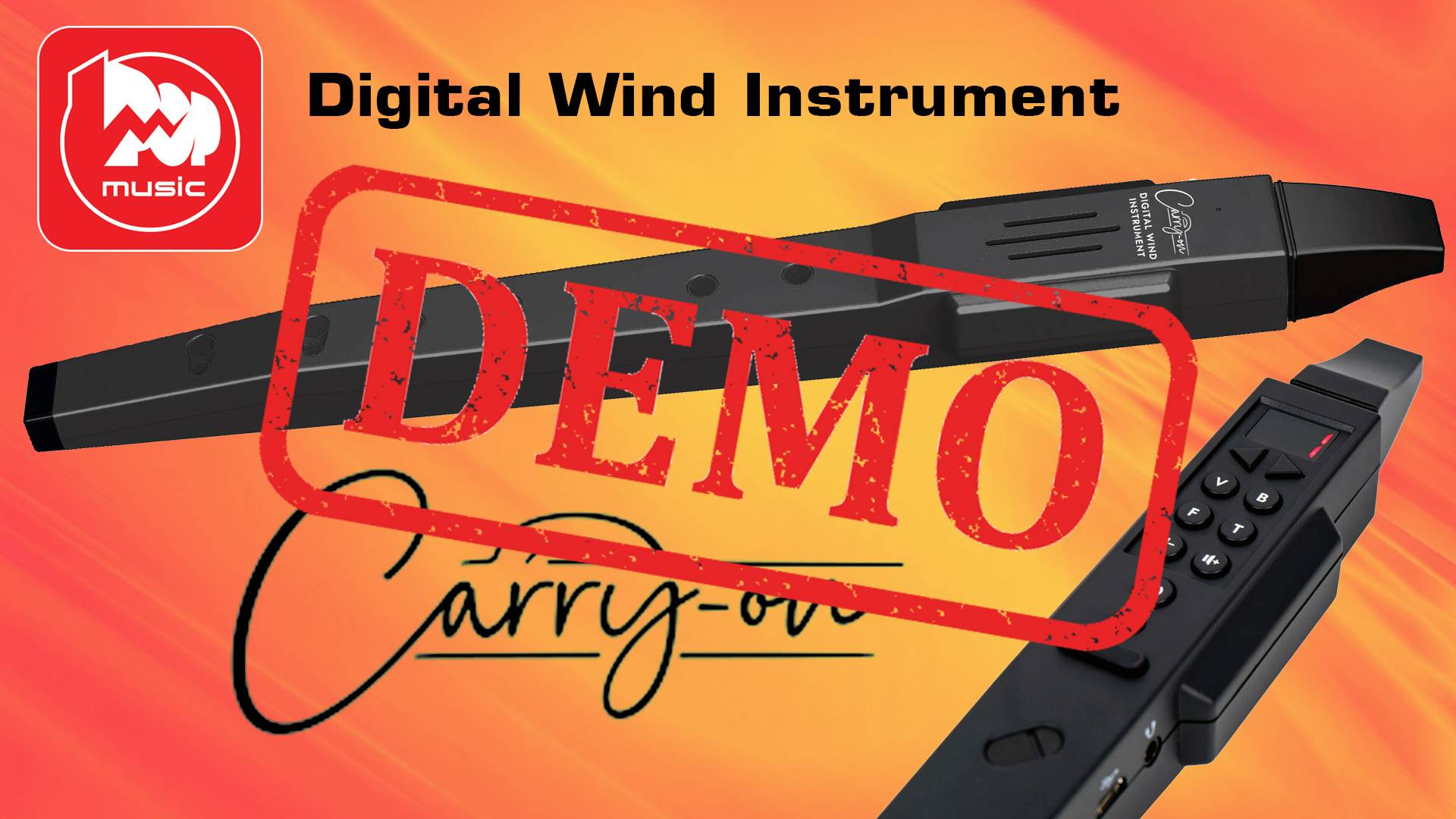 Духовой контроллер Carry-On Digital Wind Instrument Black - демонстрация звучания