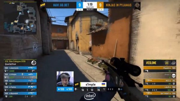 СИМПЛ ТАЩИТ НАВИ ВМЕСТЕ С ЭЛЕКТРОНИКОМ | ESL CS:GO | BEST MOMENTS WITH SIMPLE