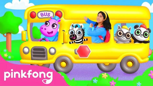 🚌 Wheels On The Bus Song (Hey Tenny! Ver.) | Nursery Rhymes | Educational Video For Kids @heytenny