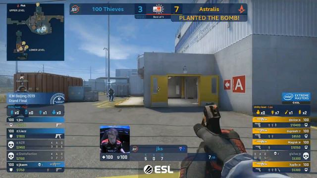 CS:GO - 100 Thieves vs. Astralis [Nuke] Map 2 - Grand Final - IEM Beijing-Haidian 2019 смотреть онлайн
