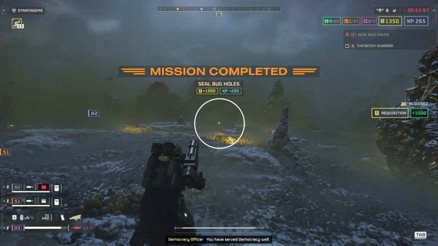 Helldivers 2 Impossible Part (3/3) The Terminids (BUGS) 4k Resolution смотреть онлайн