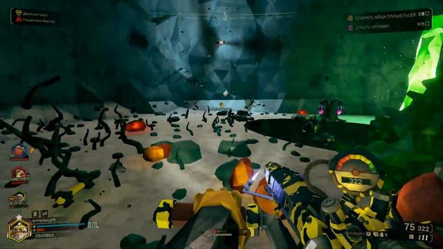 Глупый слив и проверка командной работы. Путешествие к недрам Хоксесса Ч6. Deep Rock Galactic смотреть онлайн