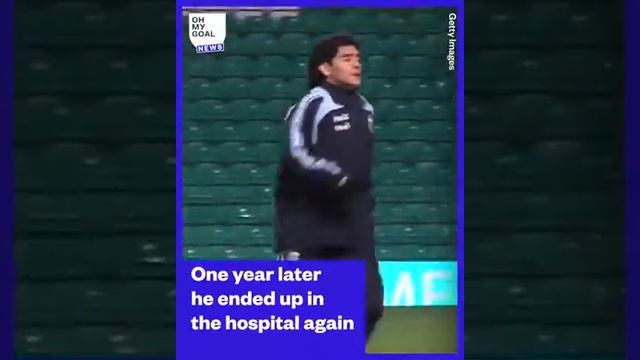 Diego Maradona's astonishing physical transformation Oh My Goal смотреть онлайн