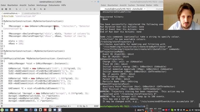 Geant4 Tutorial 10: User-Defined Messengers смотреть онлайн