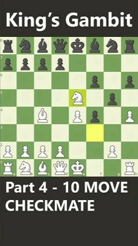 CHECKMATE in 10 with King's Gambit смотреть онлайн