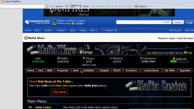 Mafia Wars смотреть онлайн