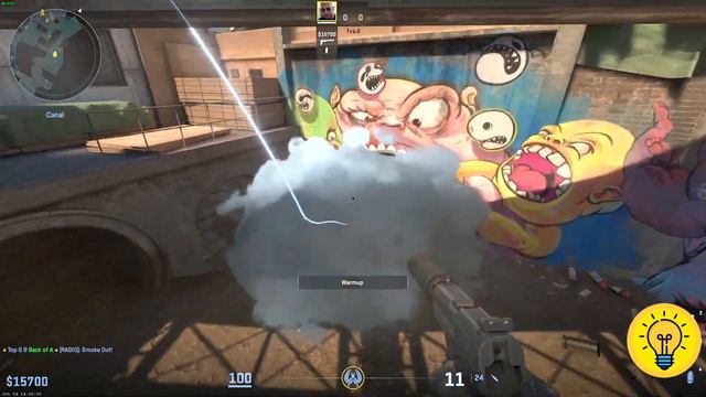 How To Smoke Monster From CT Overpass CS2 (EASY) - Counter Strike 2 смотреть онлайн