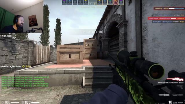 Forsen playing music through the mic in CS:GO смотреть онлайн