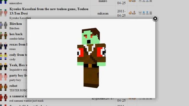 Top 10 Minecraft Skins! смотреть онлайн