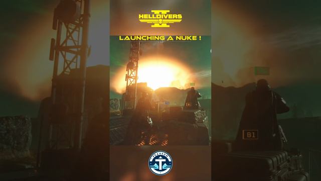 Launching a Nuke in Helldivers 2! #gaming #playstation #helldivers2 смотреть онлайн