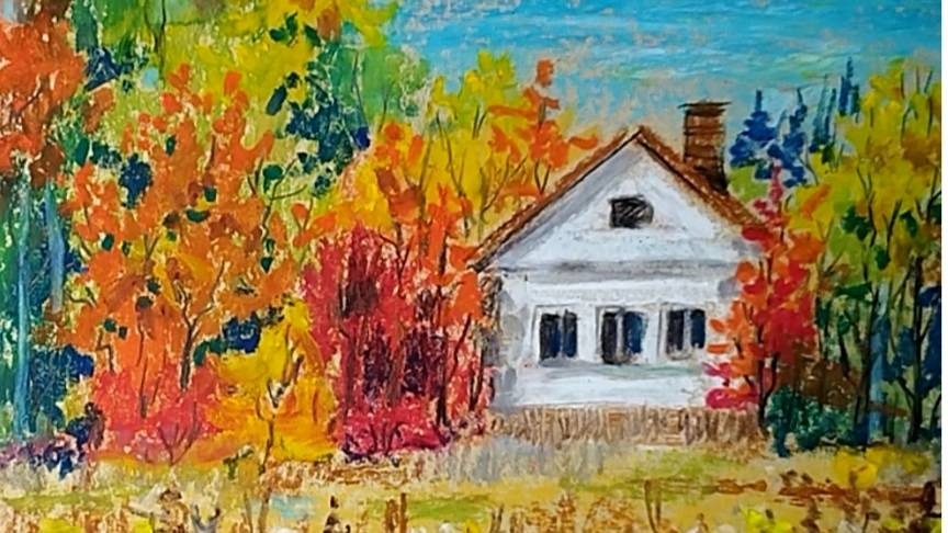 Дом в осеннем лесу смотреть онлайн