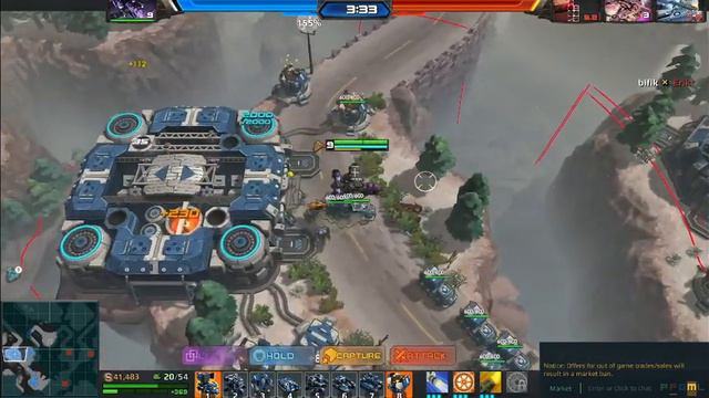 AirMech. Игра с ботами 1vs3 смотреть онлайн