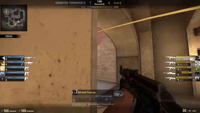 6thUnit CS:GO Team practice frags смотреть онлайн
