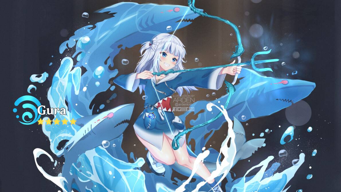 [ORIGINAL ANIMATION] Gawr Gura - Shark'd 🦈