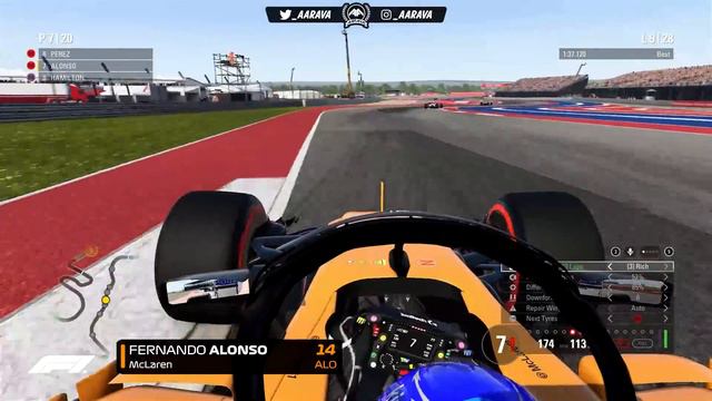 FIGHTING TILL THE LAST LAP! ALONSO TITLE FIGHT IS ON! - F1 2018 Mod CAREER MODE Part 16 смотреть онлайн