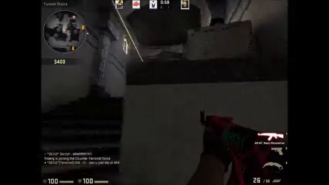 1v3 clutch dust 2 comp CS:GO смотреть онлайн