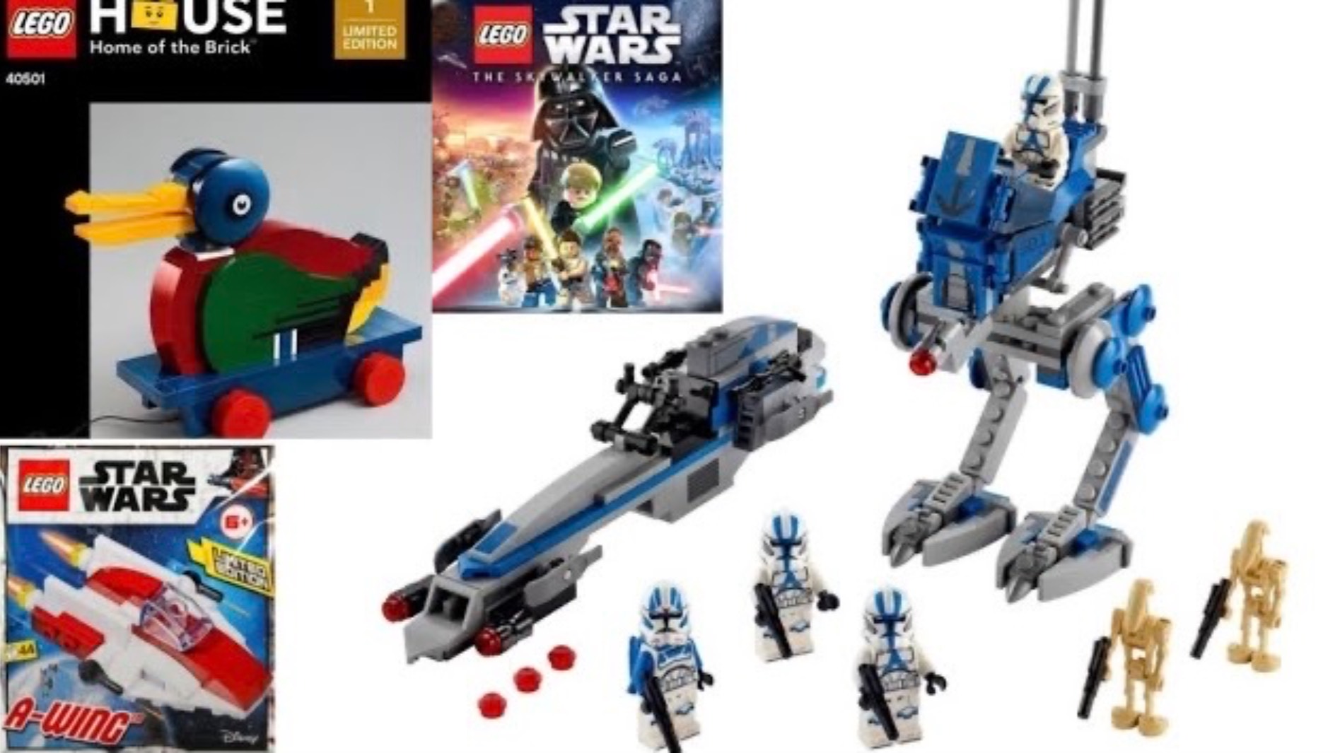 Robi News #7 Деревянная уточка от Lego, и официальные изображения 501ST LEGION CLONE TROOPERS смотреть онлайн