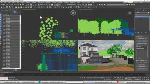 3ds max СУПЕРПРОСТО: Ландшафт часть 3 - озеленение. Трава, цветы, кусты и деревья.