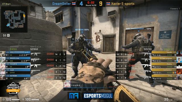 CS:GO Mogul Shootout [S6] - Dream Sellers vs Xavier Esports [MAP1 - Mirage] смотреть онлайн