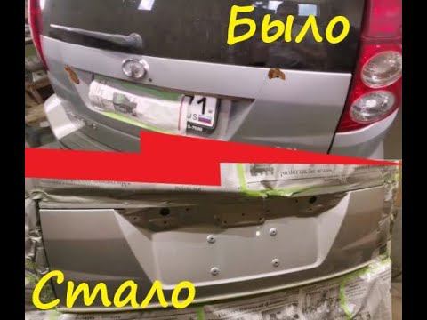 Цинкование батарейкой и покраска крышки багажника Grear Wall Hover H3 new