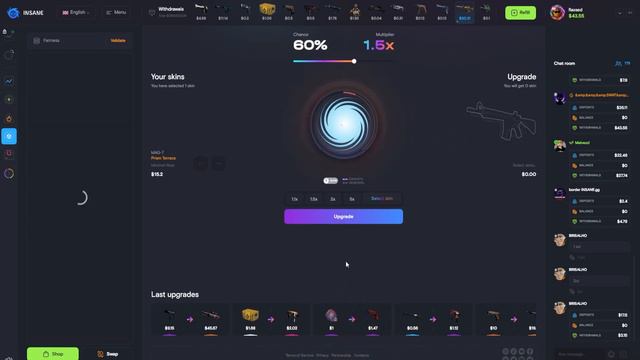 (CS2) EFSANE BIÇAK KATLADIK - INSANE.GG PROMO KOD - FREE CS2 SKINS смотреть онлайн