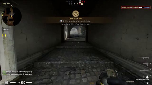 CSGO : Terrorists Win [Hostage Scenario Mission] [With bot ] [Italy map:Casual] [Full time] смотреть онлайн