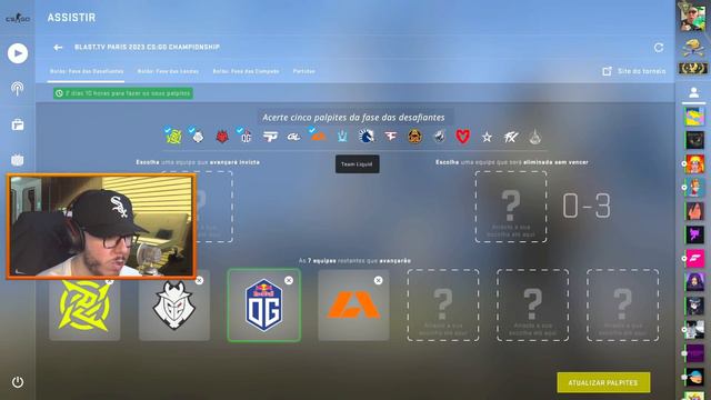 O DIAMANTE vem esse ANO, CONFIA na CALL - Pick'em Challenge BLAST Paris Major 2023 смотреть онлайн