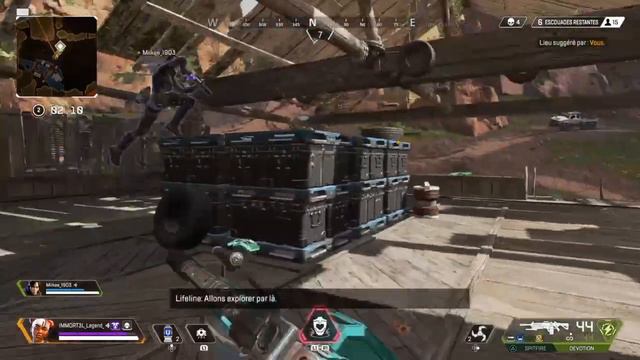 TOP 1 AT 2 PLAYERS WITH 18 KILLS Apex Legends PS4 gameplay смотреть онлайн